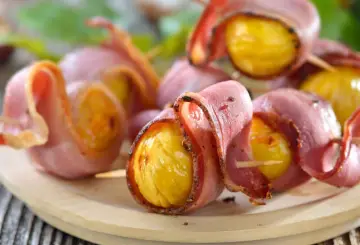 BOCCONCINI DI CASTAGNE E BACON