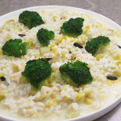 RISOTTO PORRI E BROCCOLI