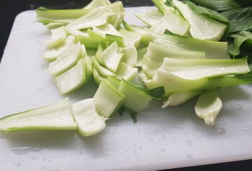 Pak Choi In Padella preparazione 2