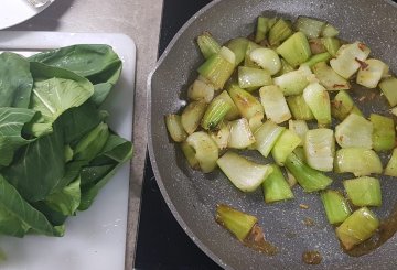 Pak Choi In Padella preparazione 5