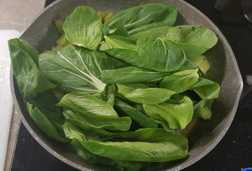 Pak Choi In Padella preparazione 6