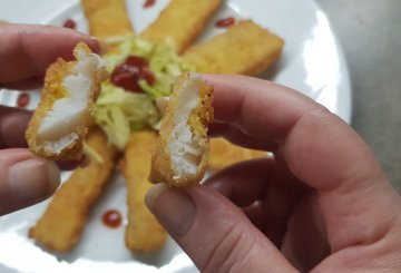 BASTONCINI DI MERLUZZO FATTI IN CASA preparazione 7