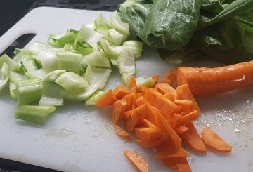 Riso Basmati Con Pak Choi  preparazione 2