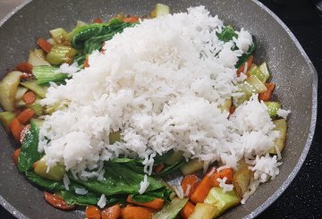 Riso Basmati Con Pak Choi  preparazione 5