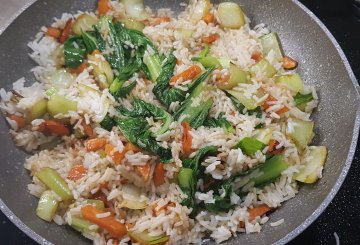 Riso Basmati Con Pak Choi  preparazione 6