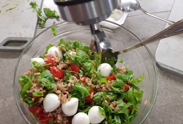 INSALATA DI FARRO ESTIVA preparazione 4