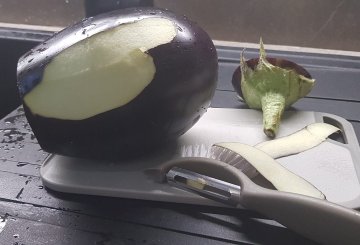 PASTA ALLA CREMA DI MELANZANE preparazione 0