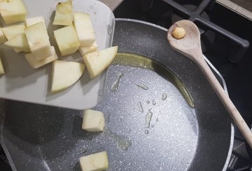 PASTA ALLA CREMA DI MELANZANE preparazione 2