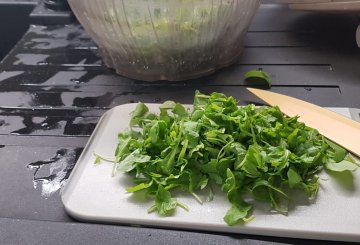 PENNE CON CREMA DI CANNELLINI E RUCOLA preparazione 3