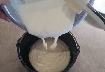 TORTA DI RICOTTA IN FRIGGITRICE AD ARIA preparazione 4