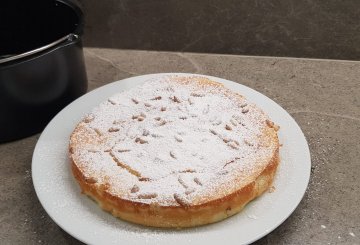 TORTA DI RICOTTA IN FRIGGITRICE AD ARIA preparazione 7