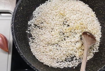 RISOTTO AL GORGONZOLA preparazione 0