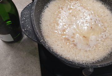 RISOTTO ALLO SPUMANTE preparazione 2