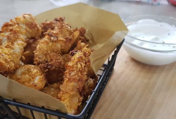 BOCCONCINI DI POLLO CROCCANTI  preparazione 5