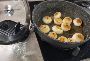 CIPOLLE BORETTANE IN PADELLA preparazione 4