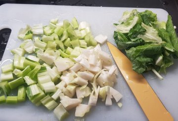 PASTA CON FOGLIE DI CAVOLFIORE preparazione 2