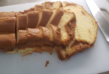 TORTA  CON PANDORO AVANZATO preparazione 0