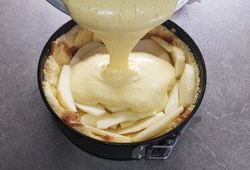 TORTA  CON PANDORO AVANZATO preparazione 6