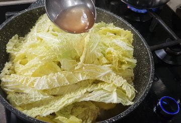 VERZA E PATATE preparazione 4