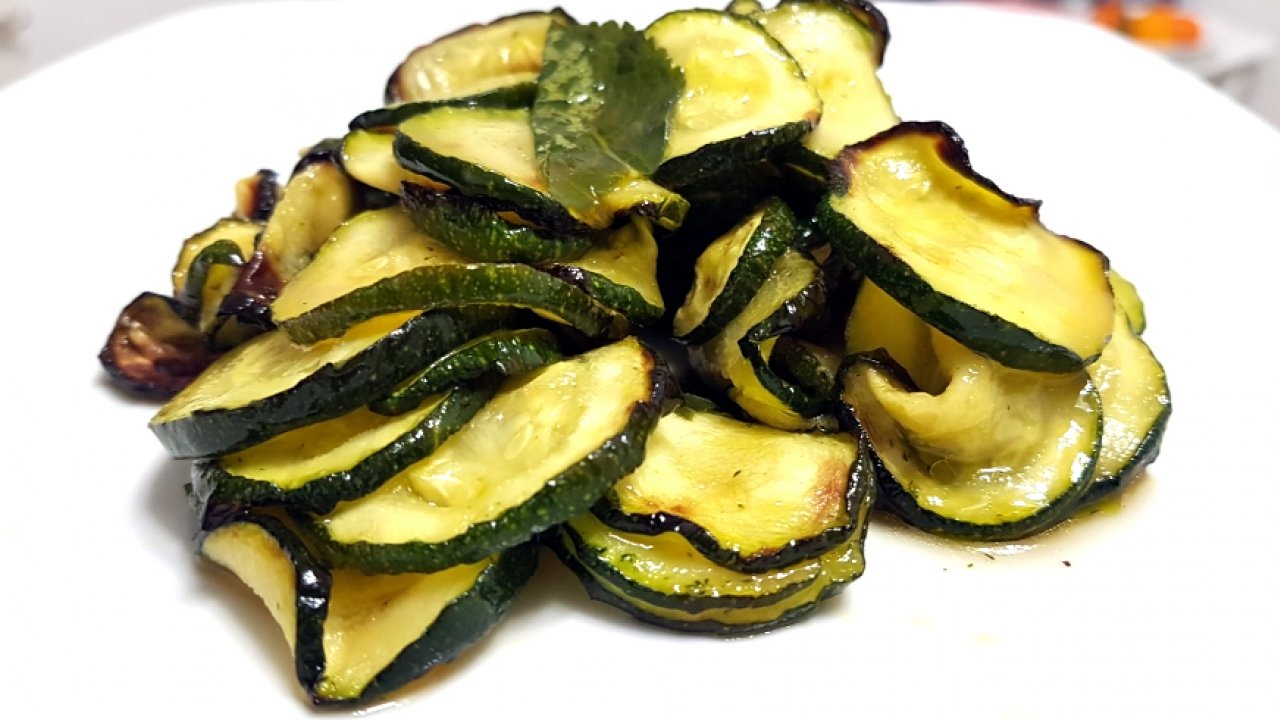 Zucchine alla Scapece Friggitrice ad Aria (non Fritte)