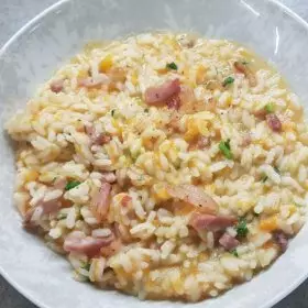 RISOTTO SPECK E ZUCCA